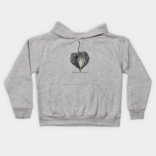 Nature Heals Wabi Sabi Kintsugi Heart Kids Hoodie